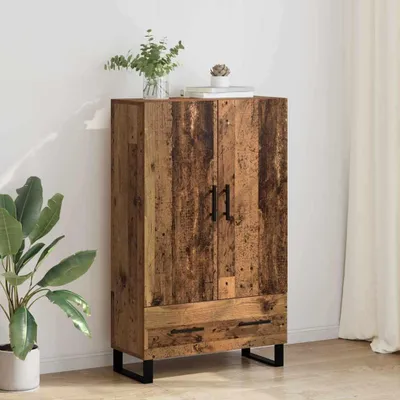Immagine prodotto di vidaXL Credenza alta in legno di recupero 69,5 x 30 x 115 cm in materiale derivato dal legno