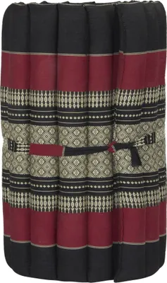 Image de Fine Asianliving Matelas à roulettes thaïlandais Matelas à roulettes en kapok 190x50x4.5cm Coussin thaïlandais Matelas de méditation Kapok 301-P01