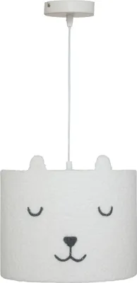 Obrázek produktu pro Stropní lampa do dětského pokoje TOXEY, medvěd s ušima, Ø 28 cm