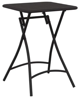 Obrázek produktu pro Venkovní stolek antracitové barvy, rozměry 55 x 55 x 72,5 cm