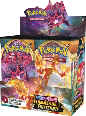 Produktbild von Pokémon Company International Pokémon Schwert und Schild Flammende Finsternis Booster Display PCI45205