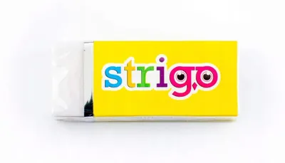 Produktbild von Strigo Klassischer weißer Radiergummi 12er Pack