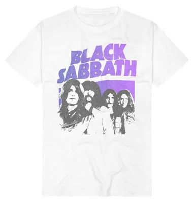 Produktbild von Black Sabbath T-Shirt Herren Photogradient weiß XL