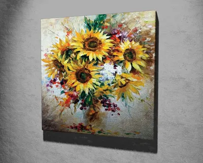 Produktbild von Wallity, KC265- VGA1304, Bunt, Leinwandbilder, 45 x 45 cm, 100% Leinwand