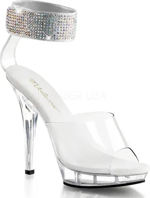 Produktbild von FABULICIOUS LIP-142 Stiletto Sandale mit breitem Strass-Fesselriemen