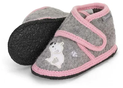 Produktbild von Sterntaler Baby Mädchen Hausschuhe Baby Hausschuhe Pinguin & Eisbär Babyschuh -