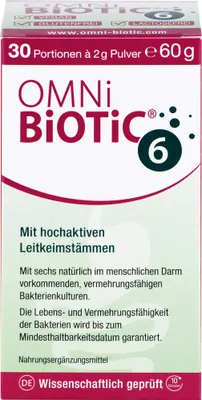 Produktbild von OMNi-BiOTiC 6 Portionen Pulver, 30 St. Beutel