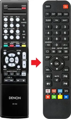 Produktbild von Fernbedienung geeignet für DENON RC-1168