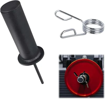 Productafbeelding van Gewichtsschijf, 10 x 100 mm, met 3 veerklemmen, fitnessaccessoire, geschikt voor fitnessapparatuur