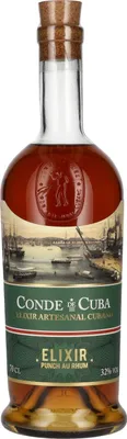 Image de Conde de Cuba ELIXIR Punch Au Rhum 32% Vol. 0,7l