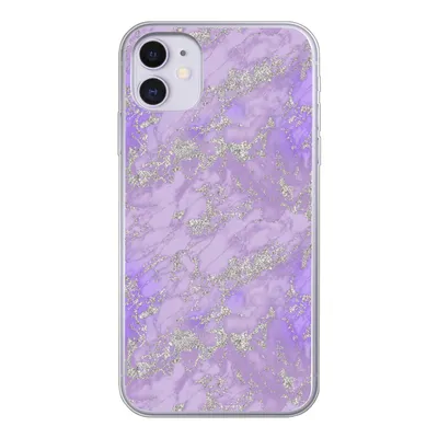 Produktbild von MuchoWow® Handyhülle Schutzhülle Hülle für iPhone 11 Marmor - Lila - Muster Silikon Softcase Handy Hülle - Handytasche