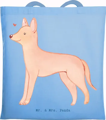 Produktbild von Mr. & Mrs. Panda Tote Bag Pharaonenhund Moment - Sky Blue - Geschenk, Pharaoh Hound, Schultasche, Beutel, Laptoptasche, Tasche, stoff shopper, Kelb Tal-Fenek