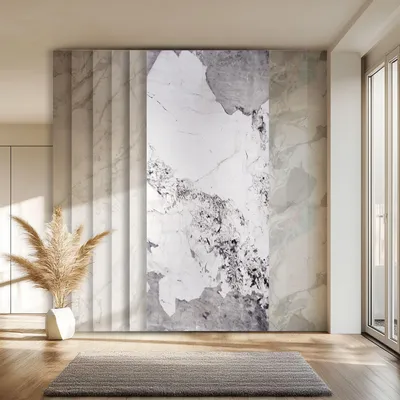 Produktbild von HEXIM Marmorplatten Optik 4 Stück 280x122 cm SPC Kunststoff Innen & Außenbereich Granit Steinoptik - Duschrückwand Küchenrückwand Spritzschutz Badverkleidung (13,66 m² 2011B) A-Serie