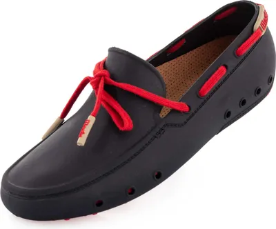 Produktbild von Leichte schwarze Sommerschuhe mit Schnürsenkeln und atmungsaktiver Innensohle