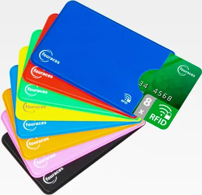 Produktbild von 8X RFID Blocker Schutzhülle gegen Datendiebstahl - NFC Hülle - Kartenhülle für Kredit- und EC-Karten