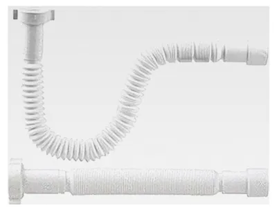 Produktbild von Flexibler Anschluss-Schlauch 1 1/4'' x 32-40 mm gerade Länge 383-870 mm