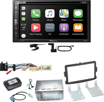 Produktbild von Pioneer AVH-Z5200DAB Android Auto Carplay Einbauset für Dacia Dokker Sandero