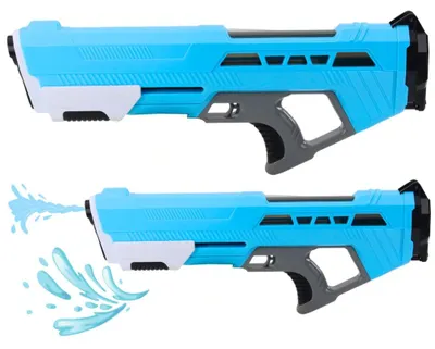 Immagine prodotto di Pistola ad acqua grande con pompa blu