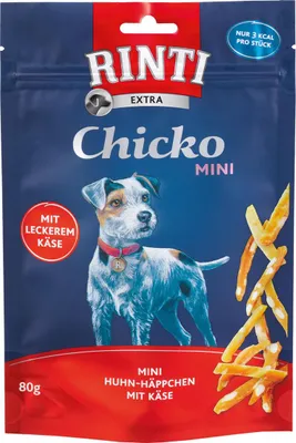 Image de Rinti 80gx12 Chicko Mini Chicken & Cheese