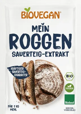 Produktbild von Biovegan Roggen Sauerteig Extrakt  -  - 30g x 12  - 12er Pack VPE
