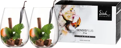 Image de Eisch Vorteilset 2 Stück 2 Becher 500/9 im 4 farbigen Geschenkkarton SUPERIOR SENSISPLUS 25005090 und Geschenk + Spende