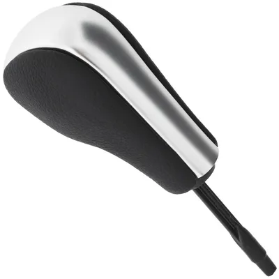 Produktbild von BMW 1 E81 E82 E87 E 88 04-13 Automatik-Schaltknauf SCHWARZ + SILBER - KURZER SCHALTSCHALTER