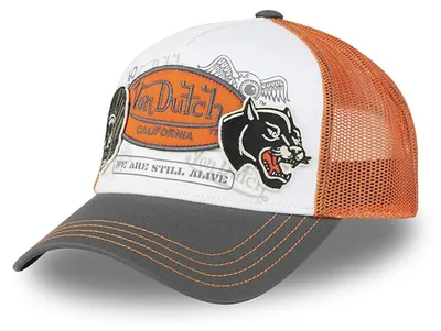 Produktbild von Von Dutch Trucker Cap Patches black/white/orange