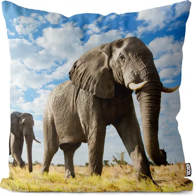 Produktbild von VOID Elefant Afrika Kissenbezug Kissenhülle Sofakissen Kissen Deko Outdoor-Kissen Dekokissen