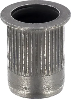 Productafbeelding van Krimpklemmoer van staal, rond, voor voertuigen van het merk Renault, M6-1.00, 0,5-3 mm, plaatdikte
