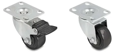 Image de DELOCK Lenkrolle 50mm Tragkraft bis 400kg Set 2 x 2 Stück