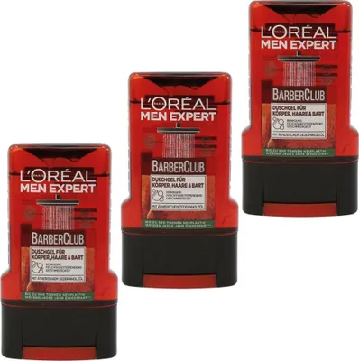 Produktbild von 3x 250 ml L'Oreal Men Expert Dusch  Barber Club