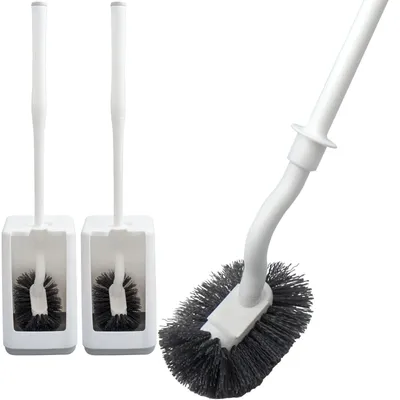 Produktbild von Set aus 2 Toilettenbürsten mit Halterung für eine gründliche Reinigung
