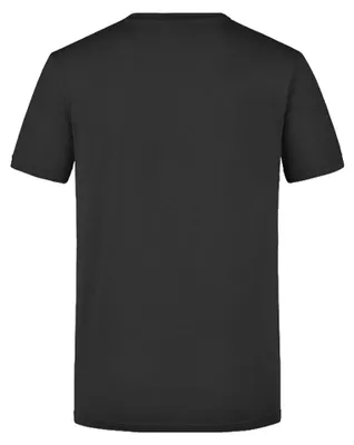 Produktbild von James and Nicholson - T-Shirt für Herren LT2478 (XXL) (Schwarz)