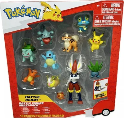 Image de Pack de 10 figurines Pokémon Battle Ready