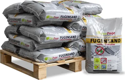 Produktbild von ÖkoFuge Fugensand Anthrazit 20kg x 15 Sack 300kg Palette