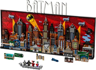 Produktbild von LEGO DC Batman: Die Zeichentrickserie Gotham City, Bauset für Erwachsene mit Minifiguren, Geschenk für Filmliebhaber, Spielset mit Superhelden, Batman-Geschenkideen 76271