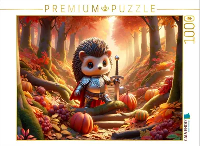 Produktbild von CALVENDO Puzzle Ein märchenhaftes Herbstabenteuer | 1000 Teile Lege-Größe 64x48cm Foto-Puzzle für glückliche Stunden