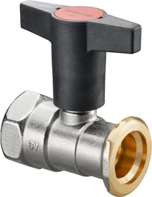 Obrázek produktu pro Kulový kohout čerpadla Oventrop Optibal 1078371 DN 25, Rp 1 x G 1 1/2, PN 10, bez uzavíracího ventilu, mosazný