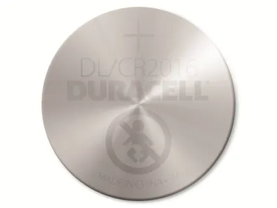 Produktbild von Duracell CR2016 Lithium Batteries – 3V – 2 Pack – 10 Packs
