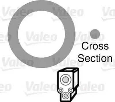 Produktbild von VALEO Dichtung Kühlmittelrohrleitung 509136 0,006kg