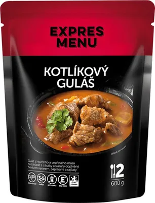 Obrázok produktu pre Express Menu - Kotlíkový guláš - 2 porce - 600 g