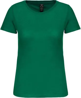 Produktbild von Kariban Damen T-Shirt Baumwolle Kurzarm Basic Shirt Rundhals, Größe:3XL, Farbe:Kelly Green