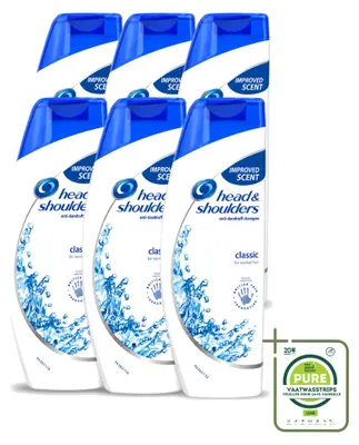 Zdjęcie produktu dla 6 sztuk szamponu Head & Shoulders Classic Clean - 250 ml - opakowanie zbiorcze