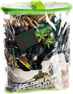 Produktbild von Kompletter Satz Militärbasis XXL, 300 Stück, Kunststoff, 27x12x27 cm