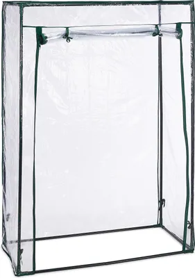 Immagine prodotto di 2 serre per pomodori, acciaio e telo in PVC, dimensioni: 150 x 100 x 50 cm, serra in telo per giardino e balcone, trasparente
