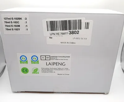 Produktbild von LAIPENG 102 Tinte Kompatibel mit Epson 102 für ET-2700 ET-2750 ET-2751 ET-2756 ET-2850 ET-2851 ET-2856 ET-3700 ET-3750 ET-3850 ET-4750 ET-4850 ET-4856 ET-15000 Drucker (BK*2/C/M/Y)