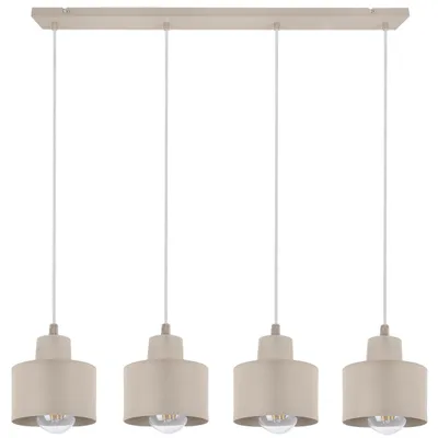 Produktbild von Pendelleuchte PANTA Kaschmir E27 4-flammig – Moderne Hängelampe für Wohnzimmer Esszimmer