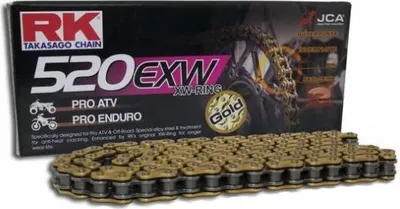 Produktbild von Kette RK XW-Ring 520EXW / 112 Nietschloss gold