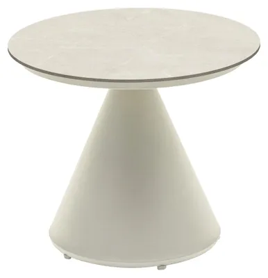 Produktbild von Couchtisch Madison Beistelltisch Gartentisch Ø50x43 cm Rund Betonoptik Keramik