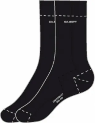 Produktbild von Camano Ca-Soft Socks uni NOS schwarz, 2er Pack Damen, Herren Socken
